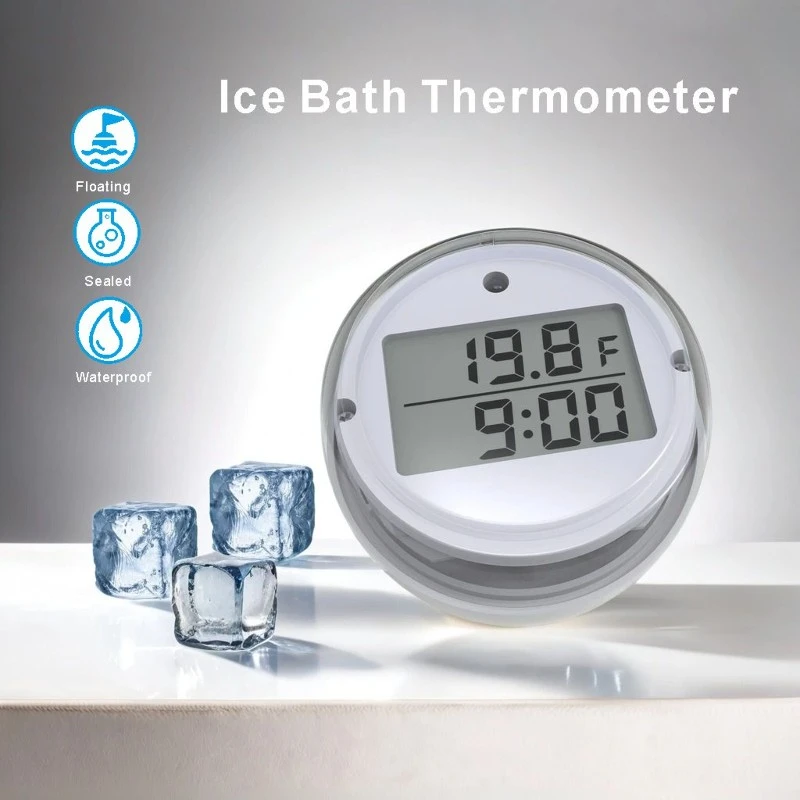 Ice Bucket Thermometer Professional Temperature Monitoring for Ice Bath Fitness Daily Cooling Ice Bucket Thermometer Professional Temperature Monitoring for Ice Bath Fitness Daily Cooling
