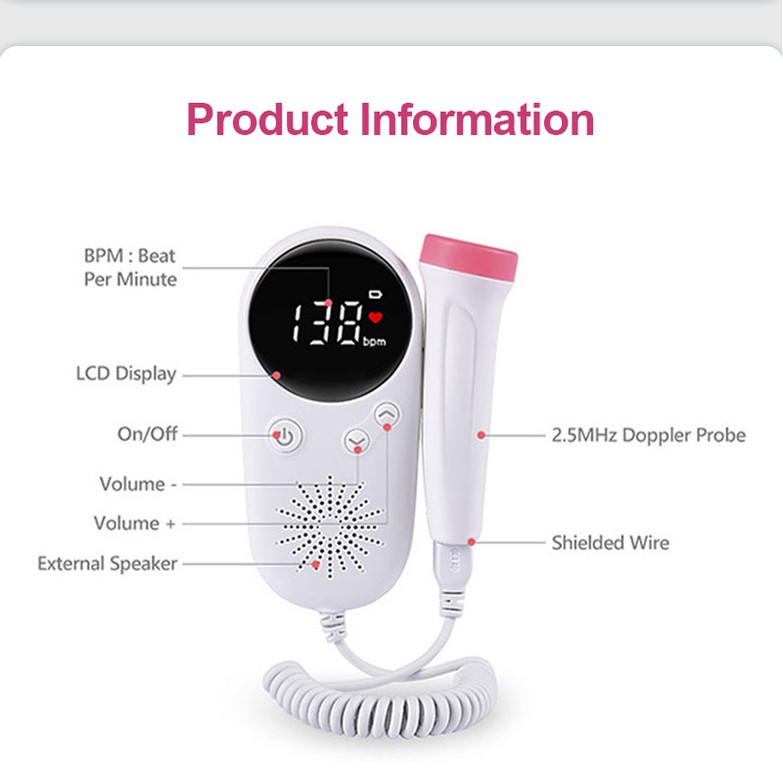 fetal doppler baby heart monitor fetal doppler baby heart monitor
